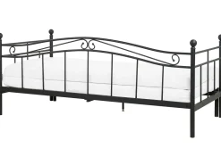 Lastenhuone<Beliani Sohvasanky Metalli Levitettava Musta 90/180 X 200 Cm Tulle