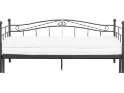 Lastenhuone<Beliani Sohvasanky Metalli Levitettava Musta 80/160 X 200 Cm Tulle