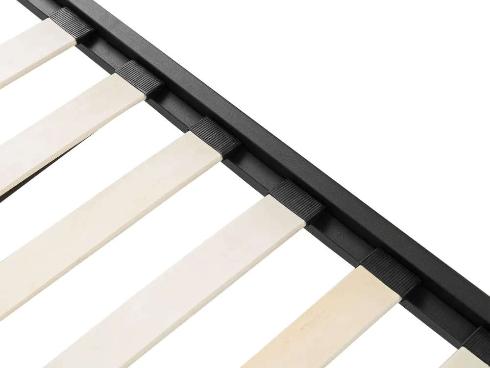 Lastenhuone<Beliani Sohvasanky Metalli Levitettava Musta 80/160 X 200 Cm Tulle