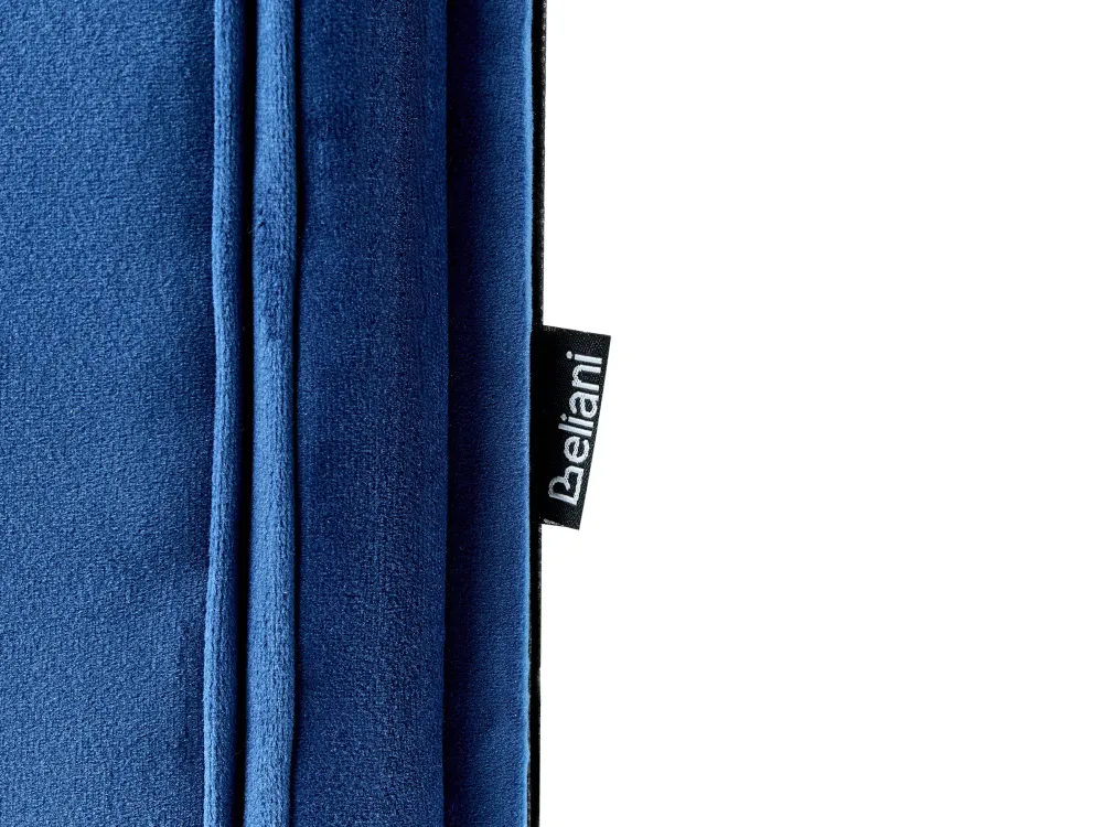 Sängyt<Beliani Sohvasanky Sametti Lisavuode Laivastonsininen 90 X 200 Cm Montargis