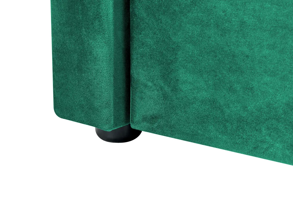 Lastenhuone<Beliani Sohvasanky Sametti Lisavuode Smaragdinvihrea 90 X 200 Cm Montargis