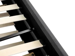 Lastenhuone<Beliani Sohvasanky Vakosametti Lisavuode Tummanharmaa 90 X 200 Cm Mimizan