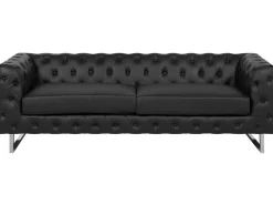 Flash Sale Beliani Sohvasetti Musta Vissland