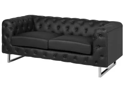 Flash Sale Beliani Sohvasetti Musta Vissland