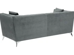 Sohvat<Beliani Sohvasetti Samettinen Harmaa Gaula