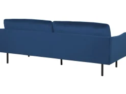 Sohvat<Beliani Sohvasetti Tummansininen Sametti 4-Istuttava Vinterbro