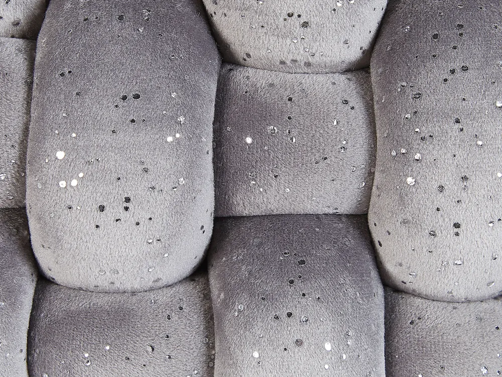 Lastenhuone<Beliani Solmutyyny 30 X 30 Cm Samettinen Harmaa Kimalteella Sirali