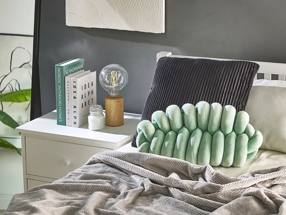 Shop Beliani Solmutyyny 45 X 25 Cm Vihrea Panara