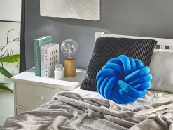 Tekstiilit<Beliani Solmutyyny 30 X 30 Sininen Akola