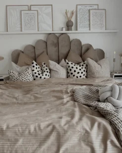 Tekstiilit<Beliani Solmutyyny Buklee Harmaa 19 Cm 2 Kpl Malni