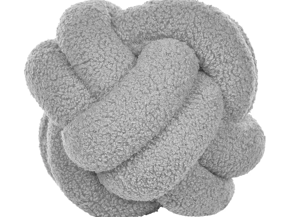 Tekstiilit<Beliani Solmutyyny Buklee Harmaa 19 Cm 2 Kpl Malni