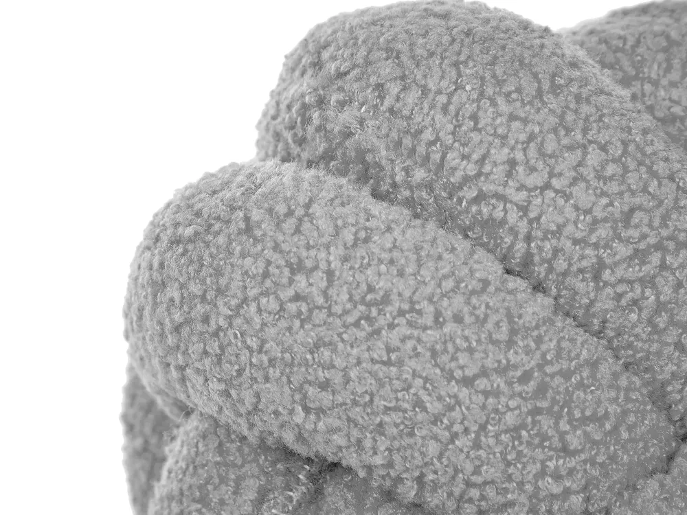 Tekstiilit<Beliani Solmutyyny Buklee Harmaa 19 Cm 2 Kpl Malni