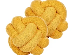 Shop Beliani Solmutyyny Buklee Sinapinkeltainen 19 Cm 2 Kpl Malni