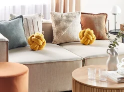 Shop Beliani Solmutyyny Buklee Sinapinkeltainen 19 Cm 2 Kpl Malni