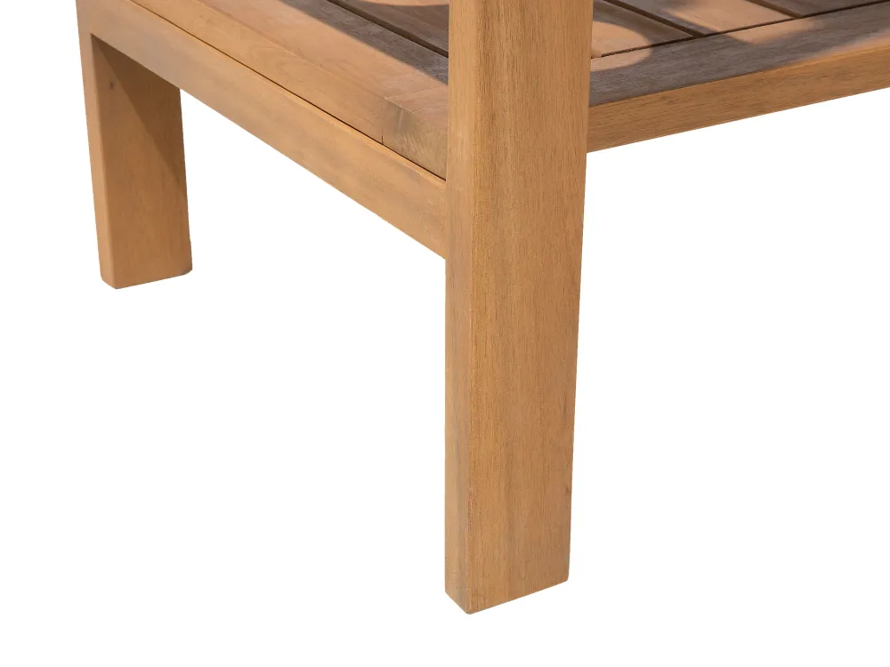 Cheap Beliani Tarjoiluvaunu Akaasia Vaalea Puu Sassari