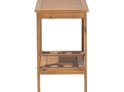 Cheap Beliani Tarjoiluvaunu Akaasia Vaalea Puu Sassari