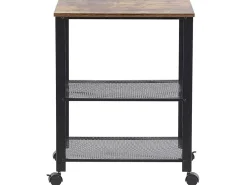 Best Beliani Tarjoiluvaunu Tumma Puu/Musta Bolzano