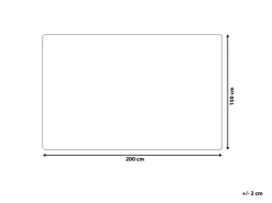 Best Beliani Torkkupeitto Kangas Beige 150 X 200 Cm Labyar