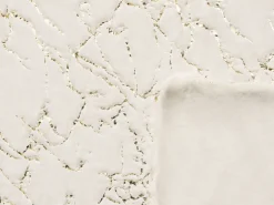 Tekstiilit<Beliani Torkkupeitto Kangas Kermanvalkoinen 130 X 180 Cm Godavari