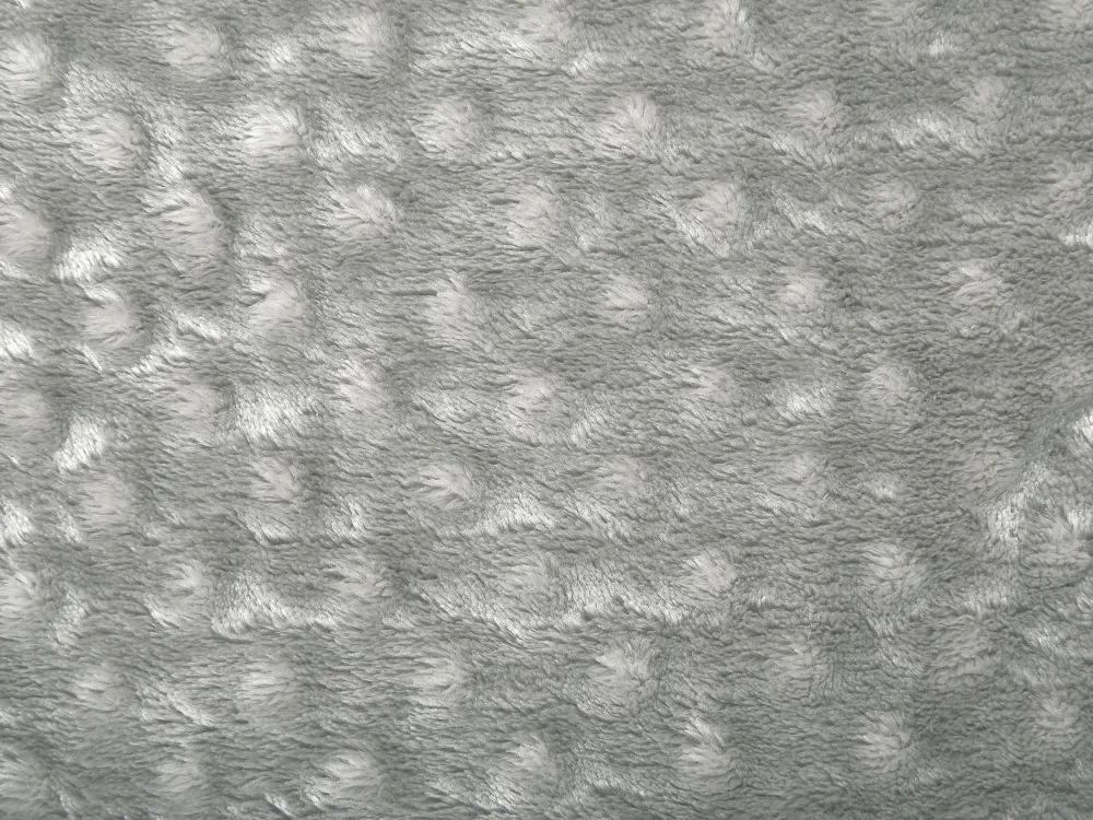 New Beliani Torkkupeitto Kangas Vaaleanharmaa 200 X 220 Cm Samur