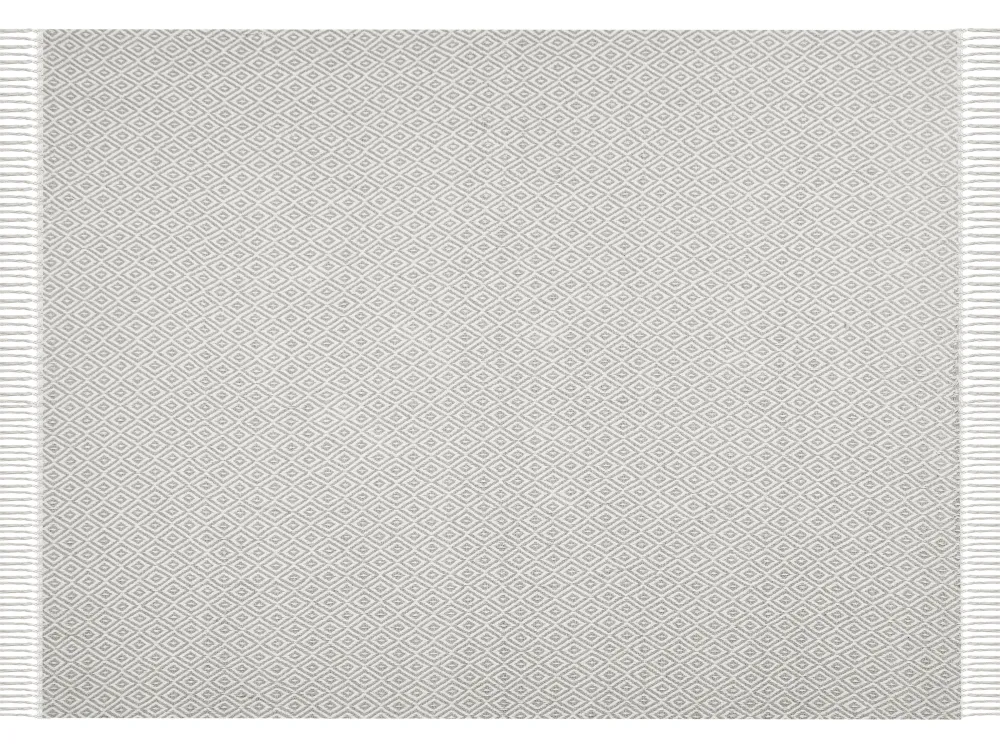 New Beliani Torkkupeitto Puuvilla Pastellipinkki/Vaalea Beige 125 X 150 Cm Mityal