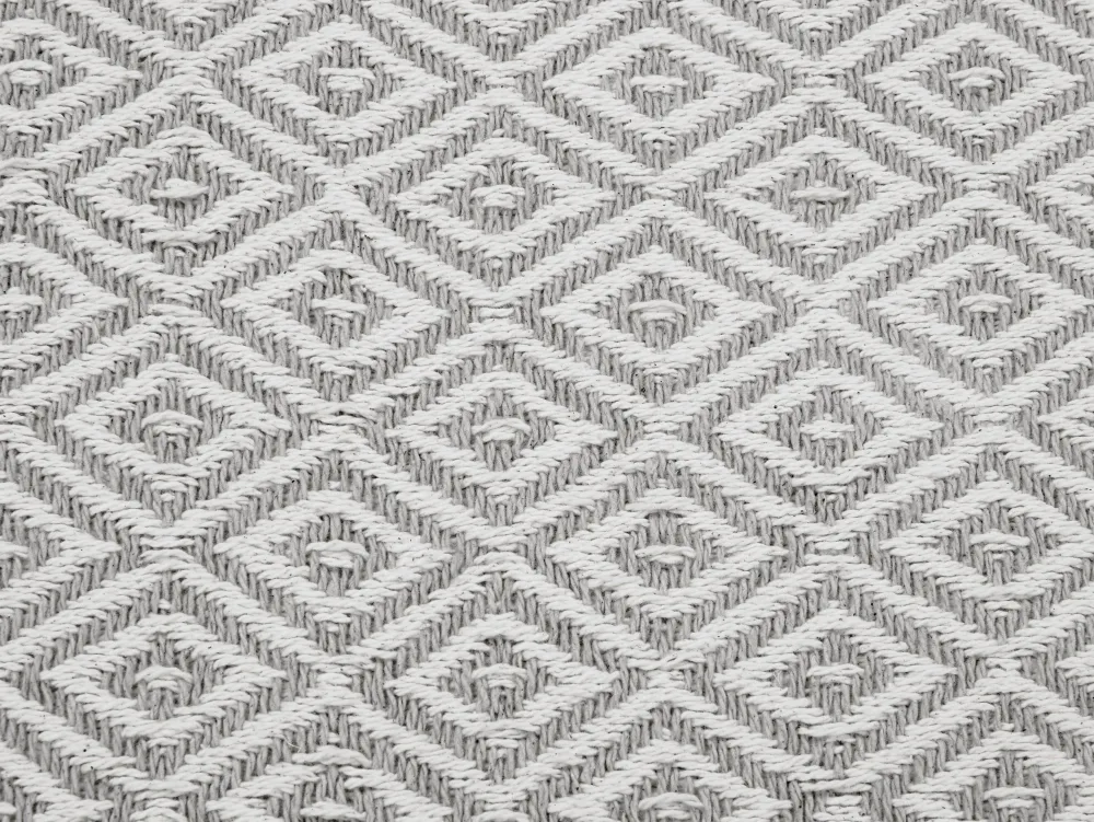 New Beliani Torkkupeitto Puuvilla Pastellipinkki/Vaalea Beige 125 X 150 Cm Mityal