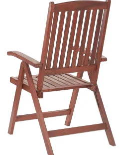 Ulkokalusteet<Beliani Tumma Akaasiapuinen Puutarhatuoli Toscana