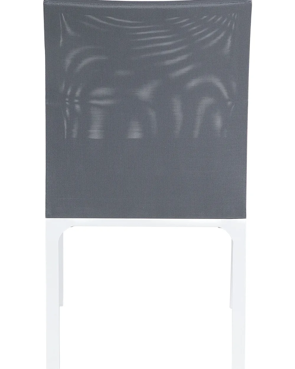 Ulkokalusteet<Beliani Tummanharmaa Alumiininen Puutarhatuoli 8 Kpl Bacoli