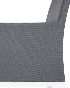 Ulkokalusteet<Beliani Tummanharmaa Alumiininen Puutarhatuoli 8 Kpl Bacoli