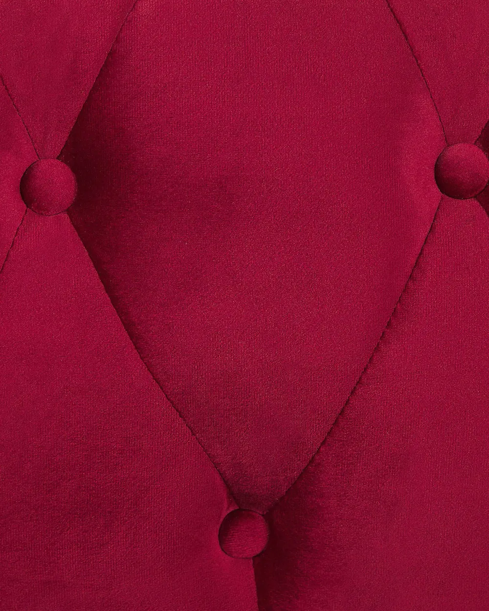 Nojatuolit<Beliani Tummanpunainen Samettiverhoiltu Nojatuoli Chesterfield