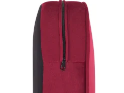 Sohvat<Beliani Tummanpunainen Samettiverhoiltu Sohvaryhma Chesterfield