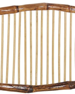 Tuolit<Beliani Tuoli Bambu Kokoontaitettava Ruskea 4 Kpl Trentor