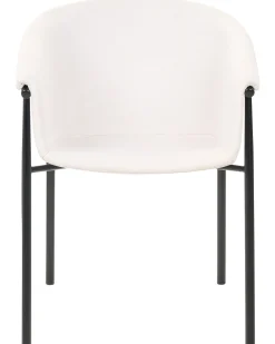 Tuolit<Beliani Tuoli Kangas Beige 2 Kpl Ames