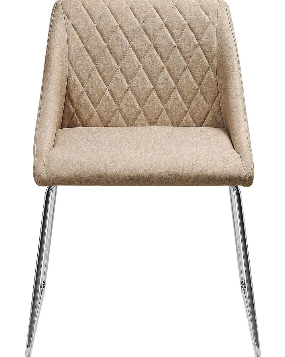 Cheap Beliani Tuoli Kangas Beige 2 Kpl Arcata