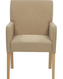 Tuolit<Beliani Tuoli Kangas Beige Rockefeller