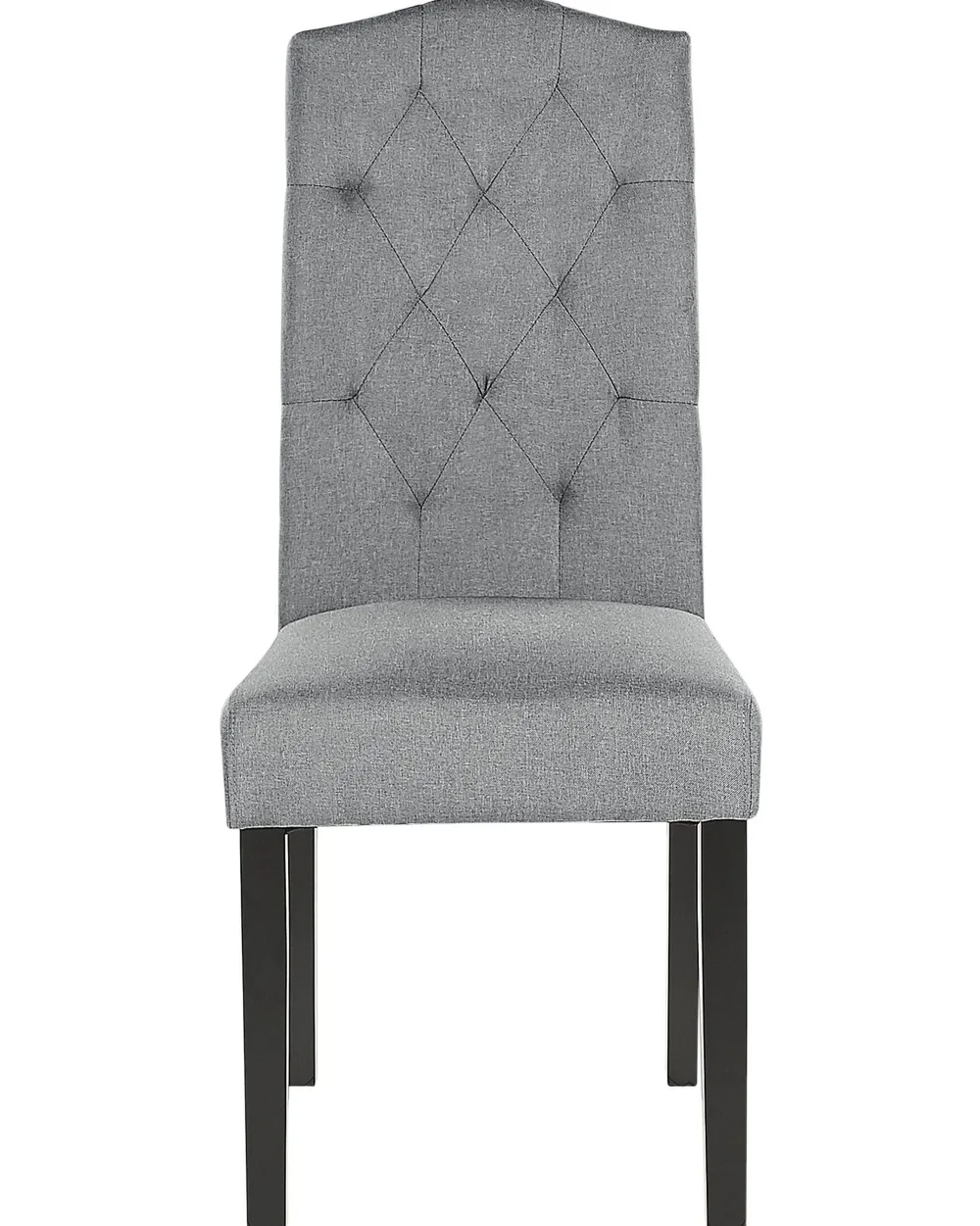 Tuolit<Beliani Tuoli Kangas Harmaa 2 Kpl Shirley