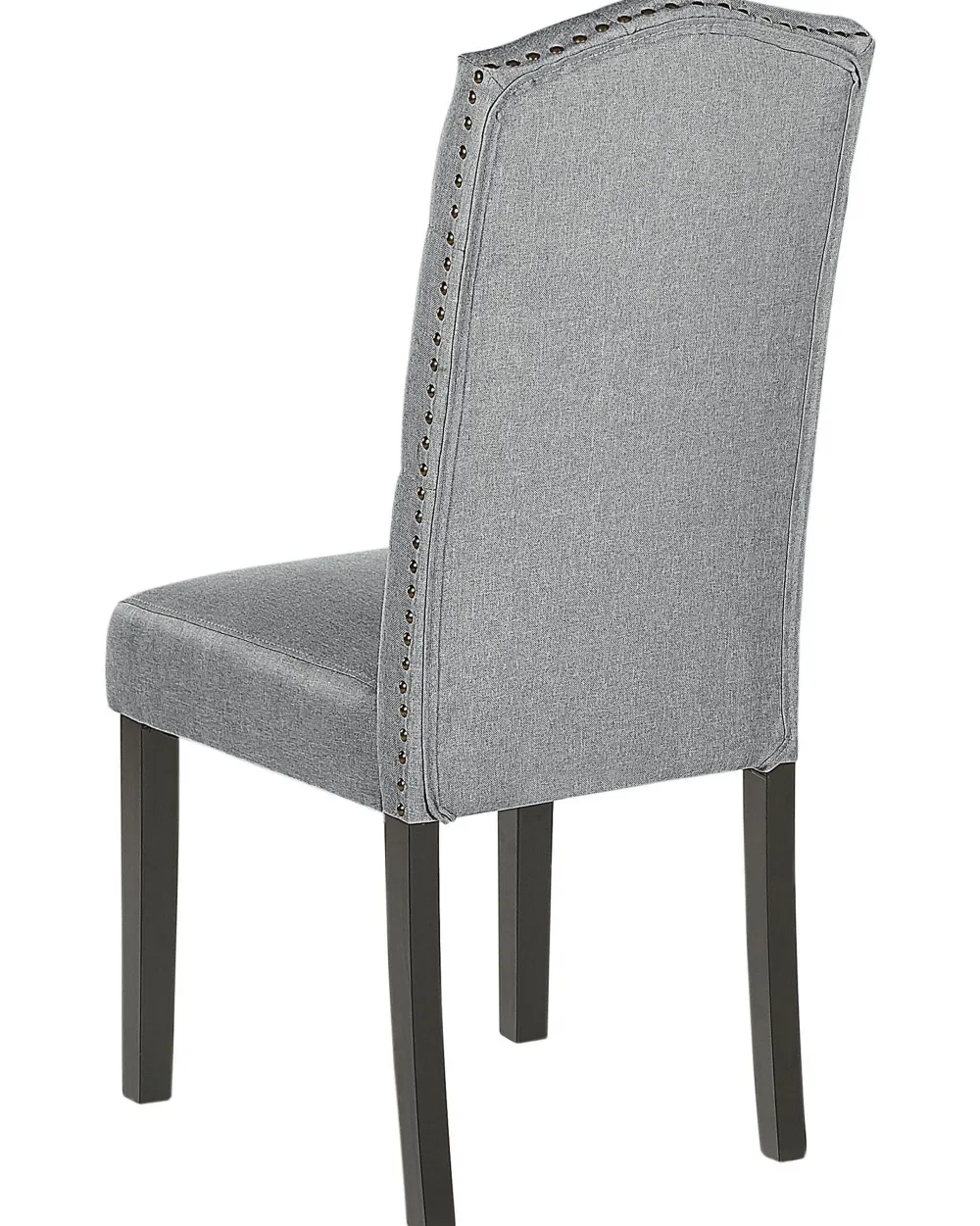 Tuolit<Beliani Tuoli Kangas Harmaa 2 Kpl Shirley