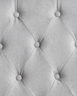 Flash Sale Beliani Tuoli Kangas Harmaa 2 Kpl Velva