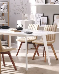 Tuolit<Beliani Tuoli Kangas Hiekanruskea 2 Kpl Calgary