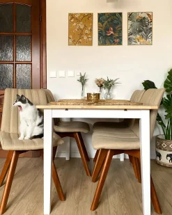 Tuolit<Beliani Tuoli Kangas Hiekanruskea 2 Kpl Calgary