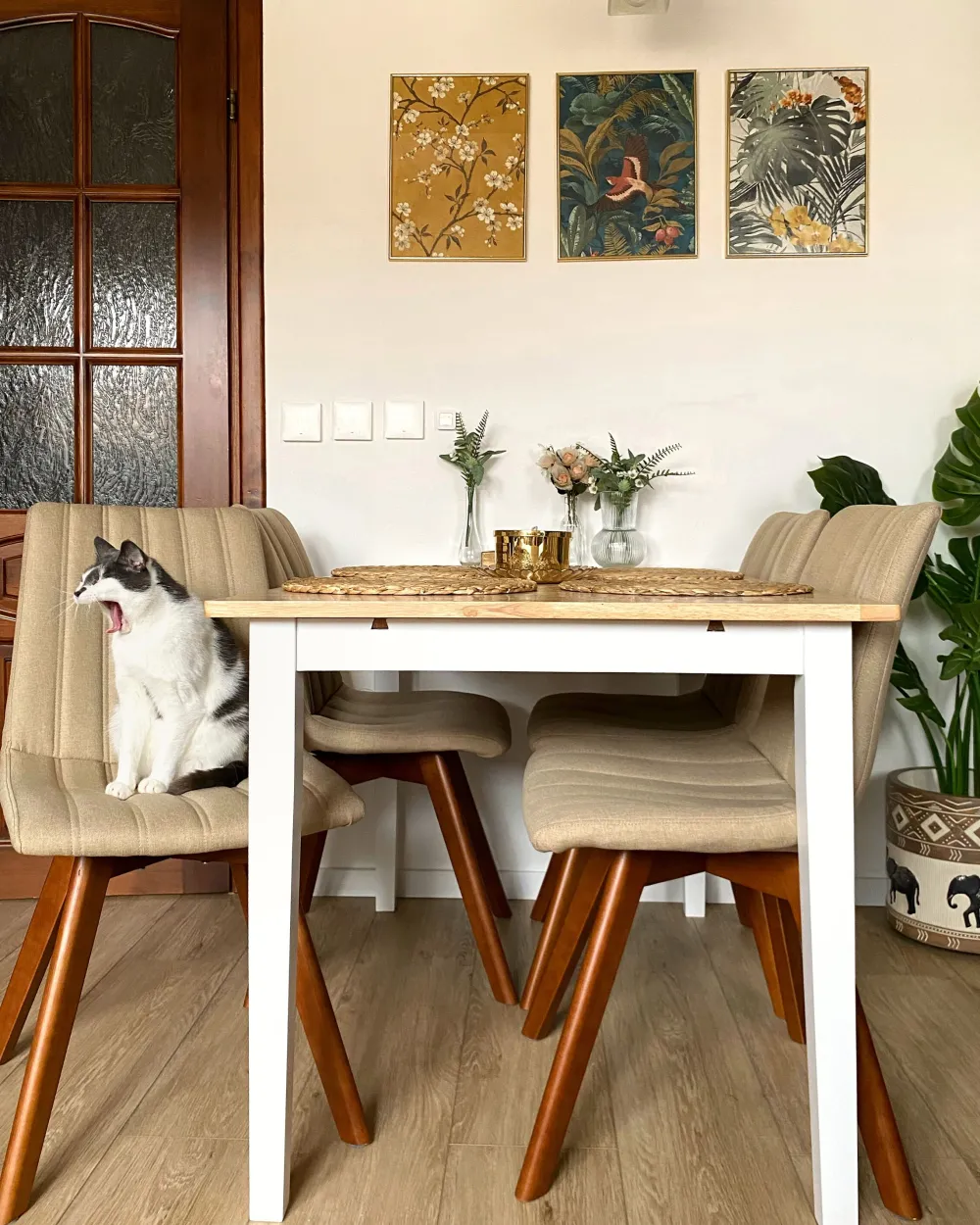 Tuolit<Beliani Tuoli Kangas Hiekanruskea 2 Kpl Calgary