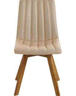 Tuolit<Beliani Tuoli Kangas Hiekanruskea 2 Kpl Calgary