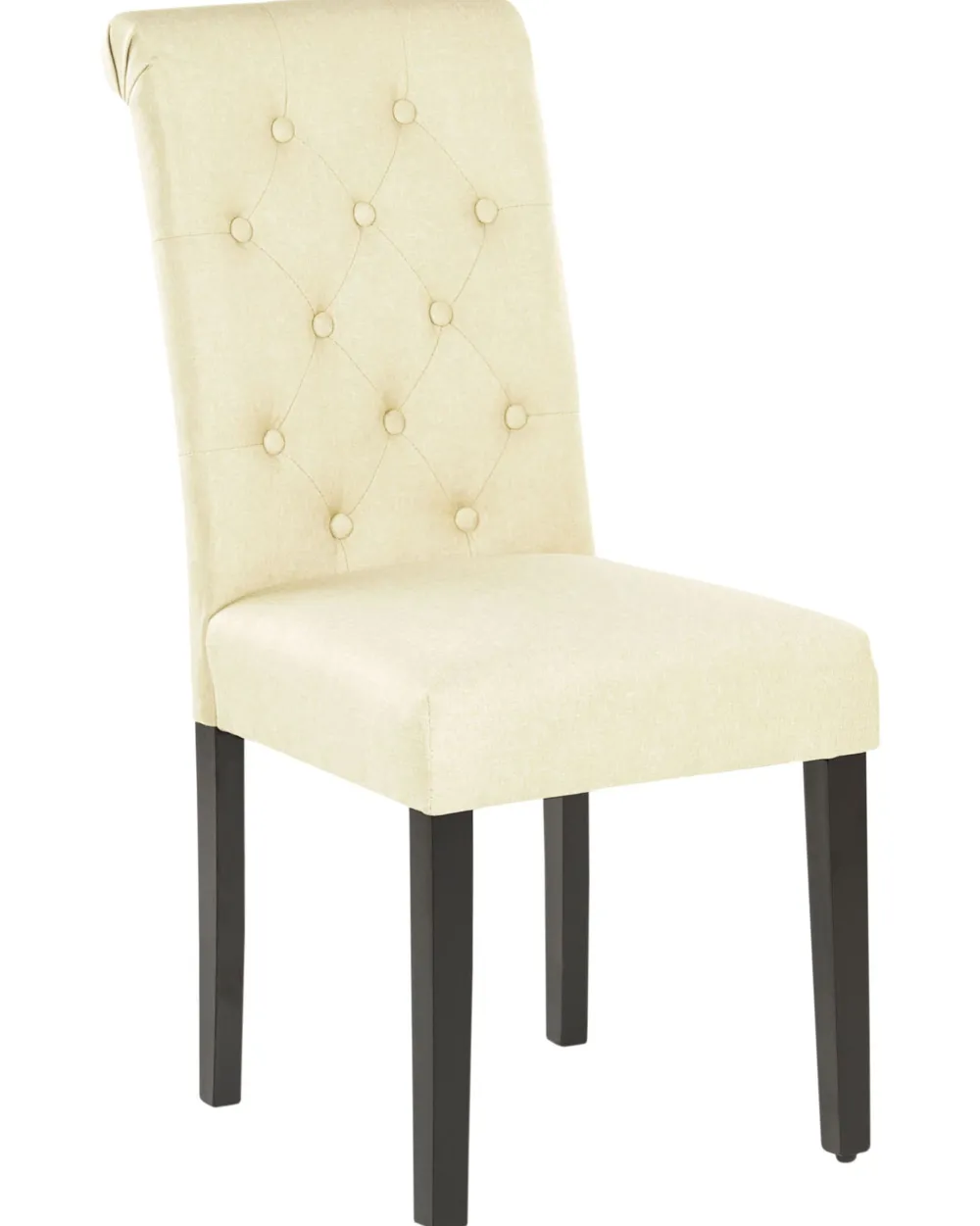 Tuolit<Beliani Tuoli Kangas Kermanvalkoinen 2 Kpl Velva