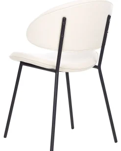 Tuolit<Beliani Tuoli Kangas Kermanvalkoinen 2 Kpl Kiana