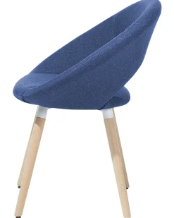 Store Beliani Tuoli Kangas Laivastonsininen 2 Kpl Roslyn