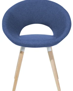 Store Beliani Tuoli Kangas Laivastonsininen 2 Kpl Roslyn