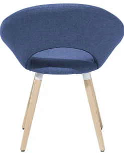 Store Beliani Tuoli Kangas Laivastonsininen 2 Kpl Roslyn