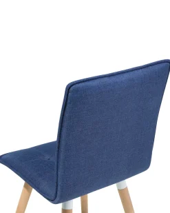 Best Beliani Tuoli Kangas Laivastonsininen 2 Kpl Brooklyn