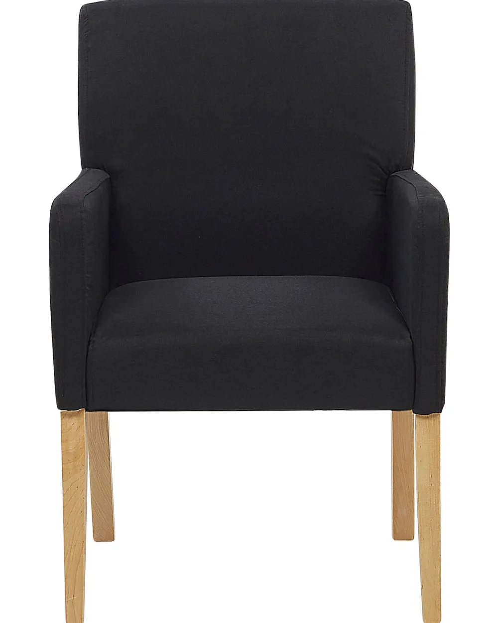 Shop Beliani Tuoli Kangas Musta Rockefeller