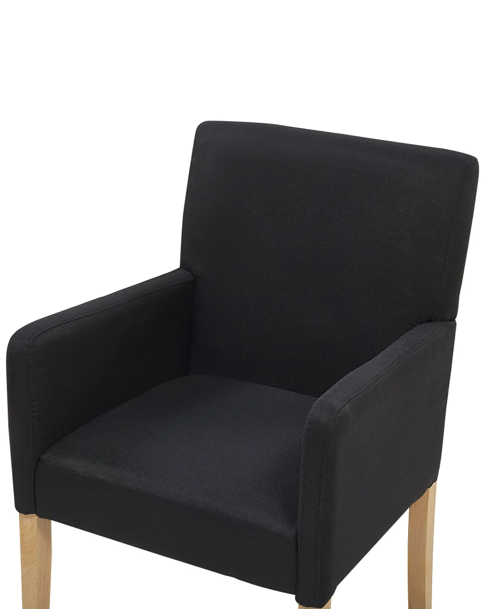 Shop Beliani Tuoli Kangas Musta Rockefeller